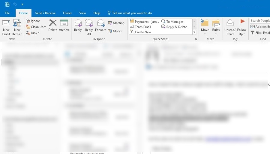 your email program is using outdated address on outlook 2016 for mac